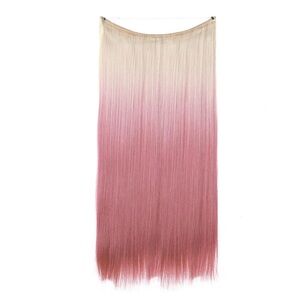 Blonde and pink Beauty Bello halo hair extensions 14 inch